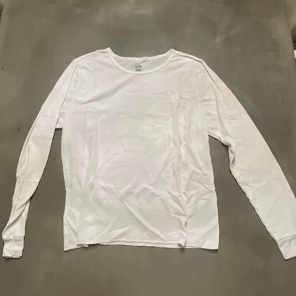 Fruit of the Loom White Thermal Shirt